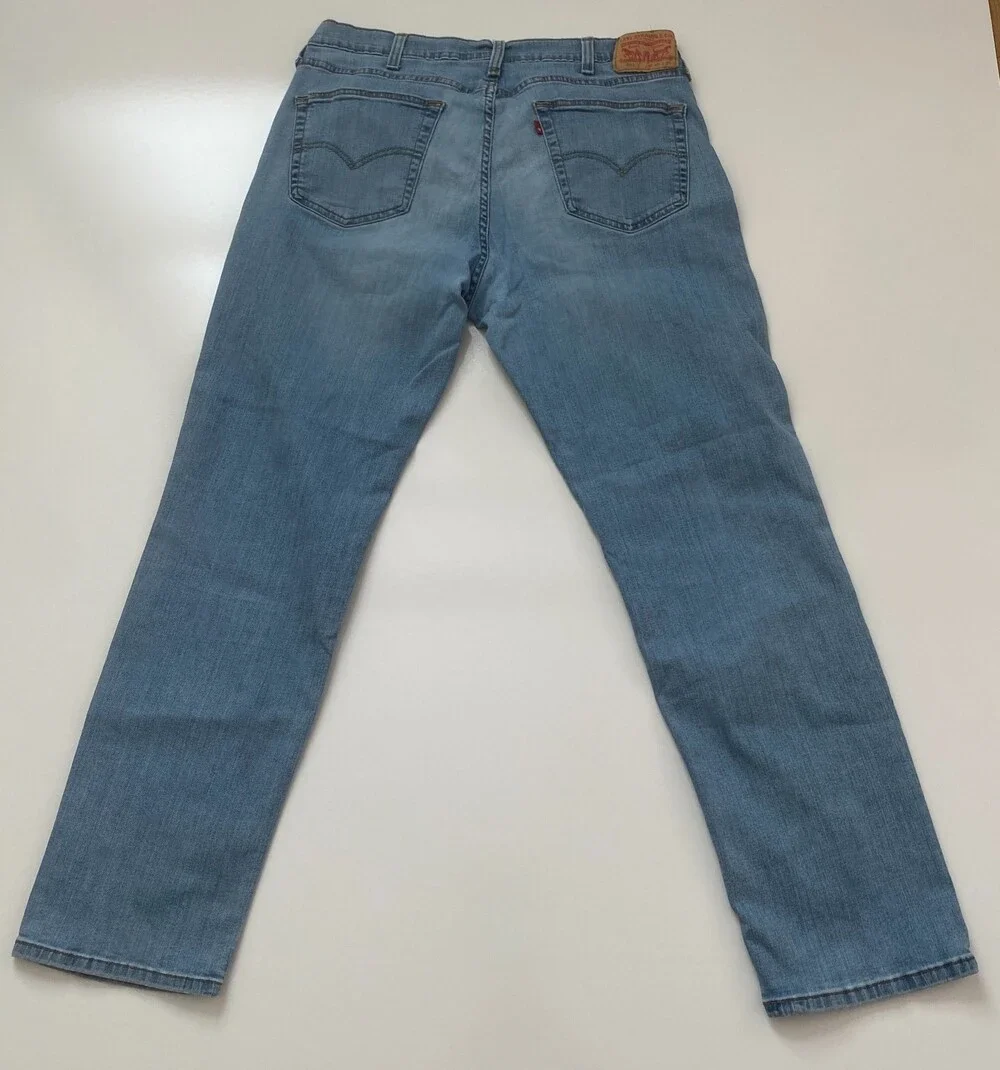 Levi's 541 Athletic Taper Men's Jeans 38x34 Light Wash Waterless Denim
